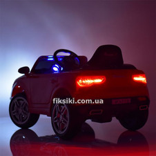 Детский электромобиль M 3179 EBLR-3, Audi с кожаным сиденьем, красный фото 44