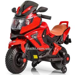 Детский мотоцикл M 3681 AL-3, BMW с надувными колесами, красный