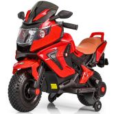 Детский мотоцикл M 3681 AL-3, BMW с надувными колесами, красный