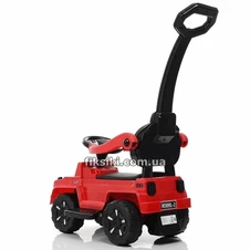 Детская каталка-толокар M 3899 L-3, Mercedes с родительской ручкой, красная фото 33