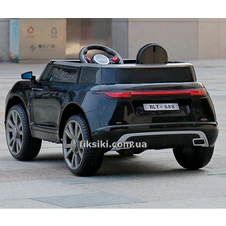 Детский электромобиль M 3892 EBLR-2, Land Rover с кожаным сиденьем, черный фото 11