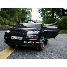 Детский электромобиль M 3892 EBLR-2, Land Rover с кожаным сиденьем, черный фото 33