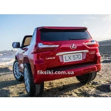 Детский электромобиль M 3906 EBLRS-3, Lexus в автопокраске, красный фото 11