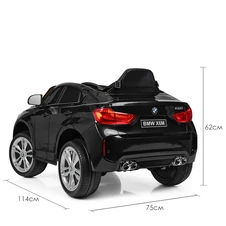 Детский электромобиль JJ 2199 EBLR-2, BMW с кожаным сиденьем, черный фото 16