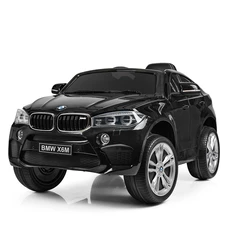 Детский электромобиль JJ 2199 EBLR-2, BMW с кожаным сиденьем, черный фото 99