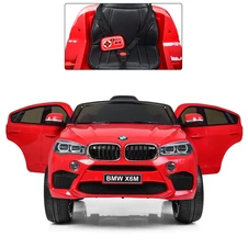 Детский электромобиль JJ 2199 EBLR-3, BMW с кожаным сиденьем, красный фото 57