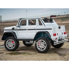 Детский электромобиль M 4000 EBLR-1, двухместный Mercedes, белый фото 11