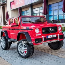 Детский электромобиль M 4000 EBLR-3, двухместный Mercedes, красный фото 33