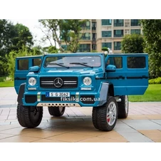 Детский электромобиль M 4000 EBLR-4, двухместный Mercedes, синий фото 33