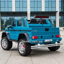Детский электромобиль M 4000 EBLR-4, двухместный Mercedes, синий фото 44