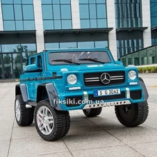 Детский электромобиль M 4000 EBLR-4, двухместный Mercedes, синий фото 55