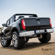 Детский электромобиль M 3996 EBLR-2, Mercedes с 4 моторами, черный фото 11