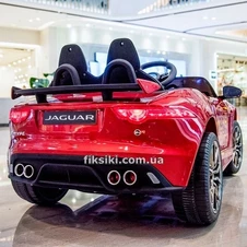 Детский электромобиль M 3994 EBLR-3, Jaguar с мягким сиденьем, красный фото 11