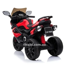 Детский мотоцикл M 3986 EL-3 NEW, мягкое сиденье, красный фото 11