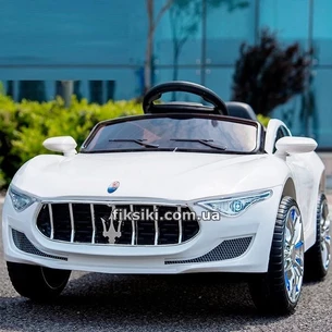 Детский электромобиль T-7637 EVA WHITE, Maserati, белый