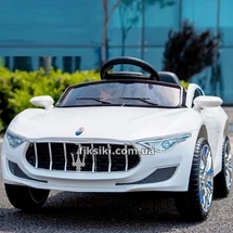 Детский электромобиль T-7637 EVA WHITE, Maserati, белый