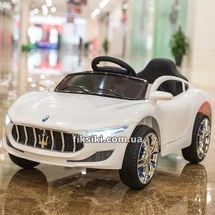 Детский электромобиль T-7637 EVA WHITE, Maserati, белый купить