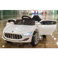 Детский электромобиль T-7637 EVA WHITE, Maserati, белый фото 33