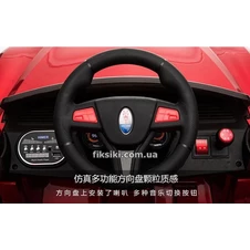 Детский электромобиль T-7637 EVA RED, Maserati, красный фото 55