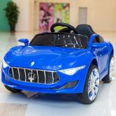 Детский электромобиль T-7637 EVA BLUE, Maserati, синий