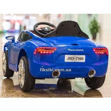 Детский электромобиль T-7637 EVA BLUE, Maserati, синий фото 11