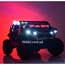 Детский электромобиль M 3992 EBLR-2, двухместный Багги, черный фото 44