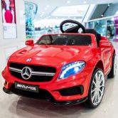 Детский электромобиль M 3995 EBLR-3 Mercedes, EVA колеса, красный | Дитячий електромобіль M 3995 EBLR-3