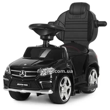 Каталка-толокар M 3186 L-2 Mercedes, мягкое сиденье, черная фото 77