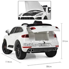 Детский электромобиль M 4009 EBLR-1, Porsche, мягкое сиденье фото 11