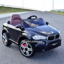 Детский электромобиль FL 1538 EVA BLACK, мягкие колеса, BMW купить