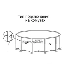 Каркасный бассейн Intex 26700, 305 х 76 см. фото 66