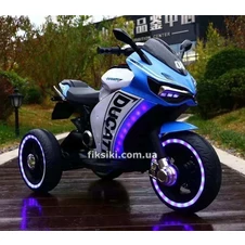 Детский мотоцикл M 4053 L-4 Ducati, мягкое сиденье, синий фото 11