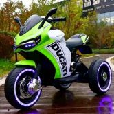 Детский мотоцикл M 4053 L-5 Ducati, мягкое сиденье, зеленый