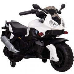 Купить Детский мотоцикл T-7219/1 WHITE на аккумуляторе, BMW, белый