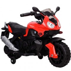 Детский мотоцикл T-7219/1 RED на аккумуляторе, BMW, красный