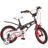 Детский велосипед PROF1 14д. LMG14201 Infinity, черно-красный