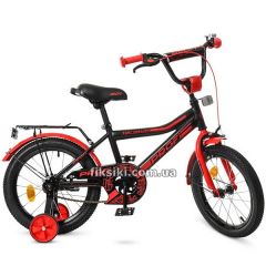 Купить Детский велосипед PROF1 16д. Y16107 Top Grade, матовый черно-красный