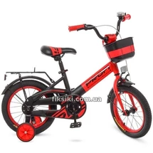 Детский велосипед PROF1 16д. W16115-5 Original, красно-черный