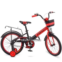Детский велосипед PROF1 18д. W18115-5 Original, красно-черный