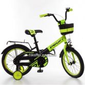 Детский велосипед PROF1 18д. W18115-6 Original, зелено-черный