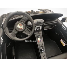 Детский электромобиль M 4055 ALS-2 Porsche, двухместный, черный фото 55