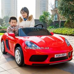 Купить Детский электромобиль M 4055 ALS-3 Porsche, двухместный, красный