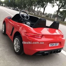 Детский электромобиль M 4055 ALS-3 Porsche, двухместный, красный фото 33