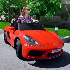 Детский электромобиль M 4055 ALS-3 Porsche, двухместный, красный фото 44