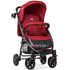 Прогулочная коляска M 3409L FAVORIT Crimson, красная