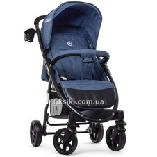 Прогулочная коляска M 3409L FAVORIT Navy Blue, синяя