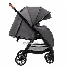 Коляска прогулочная CRL-12001/1 Ink Gray, Carrello Eclipse, лен фото 11
