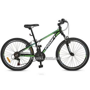 Купить Велосипед 24д. G24A315-L-1B, черно-салатовый
