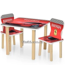Детский столик 506-47 Ferrari, со стульчиками
