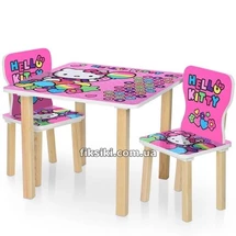 Детский столик 506-49 Хелло Китти, со стульчиками